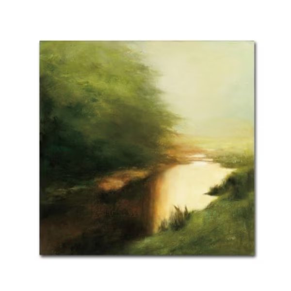 Julia Purinton 'Spring Morning' Canvas Art, 18x18, Trademark Fine Art, Mfr#: WAP02095-C1818GG